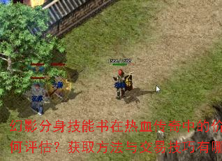 幻影分身技能书在热血传奇中的价值如何评估?获取方法与交易技巧有哪些? 幻影分身技能书在热血传奇中的价值如何评估?获取方法与交易技巧有哪些?