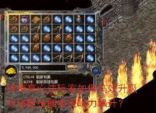 传奇高心法玩家如何高效升级与搭配<a href=