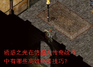 诱惑之光在仿盛大传奇战斗中有哪些高效使用技巧? 诱惑之光在仿盛大传奇战斗中有哪些高效使用技巧?