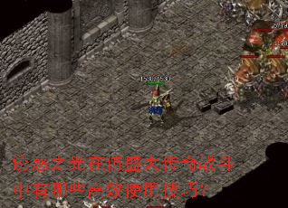 诱惑之光在仿盛大传奇战斗中有哪些高效使用技巧? 诱惑之光在仿盛大传奇战斗中有哪些高效使用技巧?