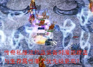 传奇私服法师选装备时魔法攻击与生存属性哪个优先级更高? 传奇私服法师选装备时魔法攻击与生存属性哪个优先级更高?