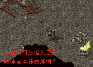 热血传奇胜者为王新版体副本体验如何? 热血传奇胜者为王新版体副本体验如何?