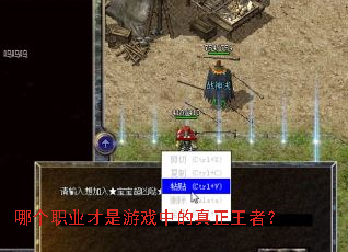 哪个职业才是游戏中的真正王者? 哪个职业才是游戏中的真正王者?