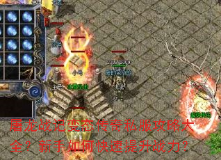 屠龙战记变态传奇私服攻略大全?新手如何快速提升战力? 屠龙战记变态传奇私服攻略大全?新手如何快速提升战力?