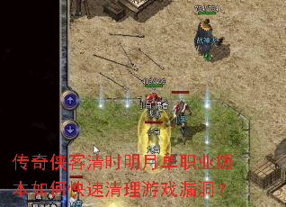 传奇侠客清时明月单职业版本如何快速清理游戏漏洞? 传奇侠客清时明月单职业版本如何快速清理游戏漏洞?