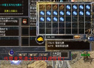 传奇世界道士如何快速强化? 传奇世界道士如何快速强化?