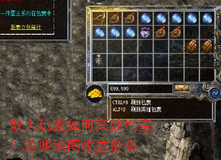 散人玩家如何高效刷宝?这些地图收益最高 散人玩家如何高效刷宝?这些地图收益最高