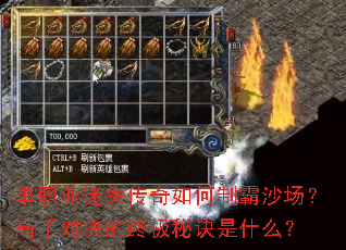 单职业迷失传奇如何制霸沙场?高手对决的终极秘诀是什么? 单职业迷失传奇如何制霸沙场?高手对决的终极秘诀是什么?