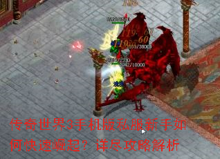 传奇世界3手机版私服新手如何快速崛起?详尽攻略解析 传奇世界3手机版私服新手如何快速崛起?详尽攻略解析